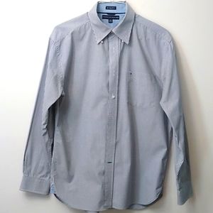 Tommy Hilfiger Gingham Oxford, Gray/White, L